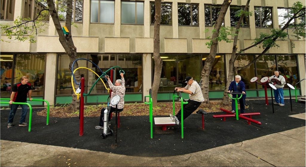 Therapeutic Outdoor Fitness Equipment